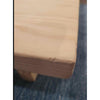 Amber Mohair Sofa w/ Ash Base & Side Table - AS IS