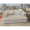 Central Park Gray Upholstered Loveseat on Wood Base by Duralee - AS IS