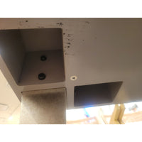 Mirrored Glass Silverleaf Finish Rectangular Coffee Table (As Is)