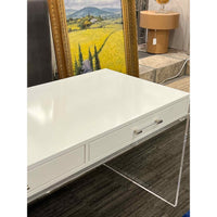 Belle Meade Signature White Desk w/ Lucite