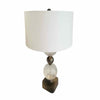 Vintage Stacked Crackle Glass Lamp