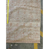 5' x 7.7' Brown & Beige Geometric Pattern Rug #44