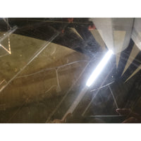Bronzed Metal Coffee Table w/ Smoked Glass by France & Sons (AS IS)