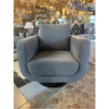 Jensen-Lewis Orion Swivel Chair by DellaRobbia in Grey 31"W x 36"D x 36"H