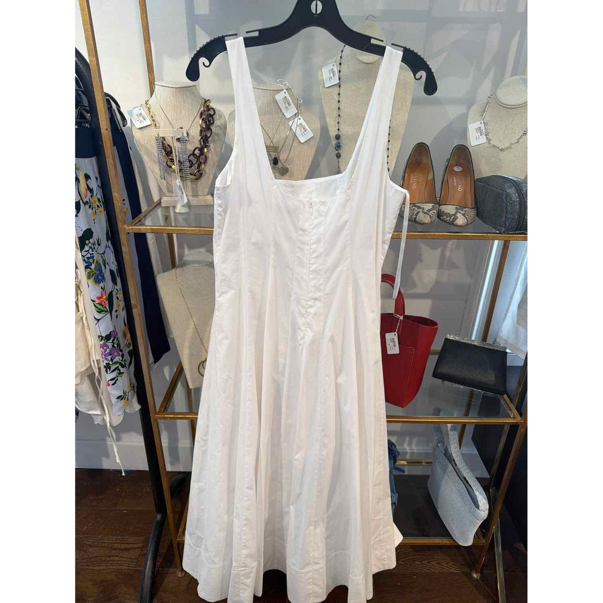 Staud Size 10 White Dress