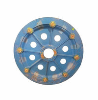 Blue and Black Wheel Art