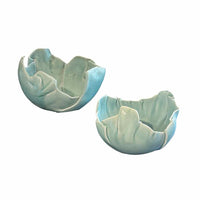 PAIR of Celadon Art Pottery Bowls