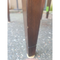 SET of 3 Orange Vinyl Side Chairs - AS IS - colletteconsignment.com