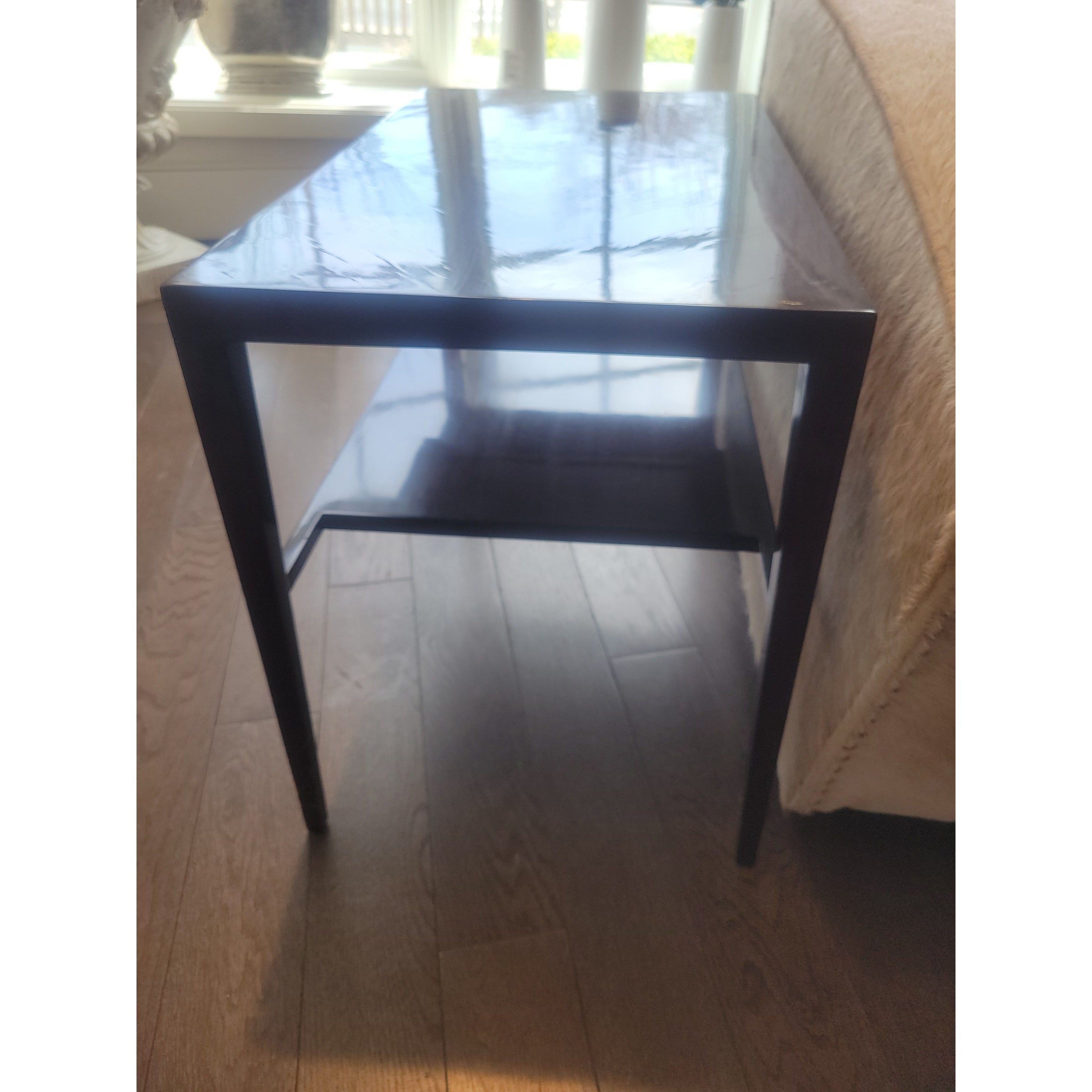 PAIR of Mid-Century Wood 1-Drawer Side Tables (AS IS)