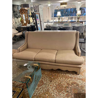 Bunny Williams Camel Sofa with Rogers and Goffigon Fabric