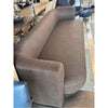 Custom 9.5-ft Sofa in Brown Linen