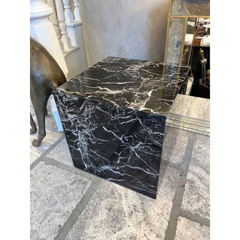 Black Marble Cube