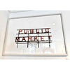 Market Place Art Print 37.5"W x 25.5"H