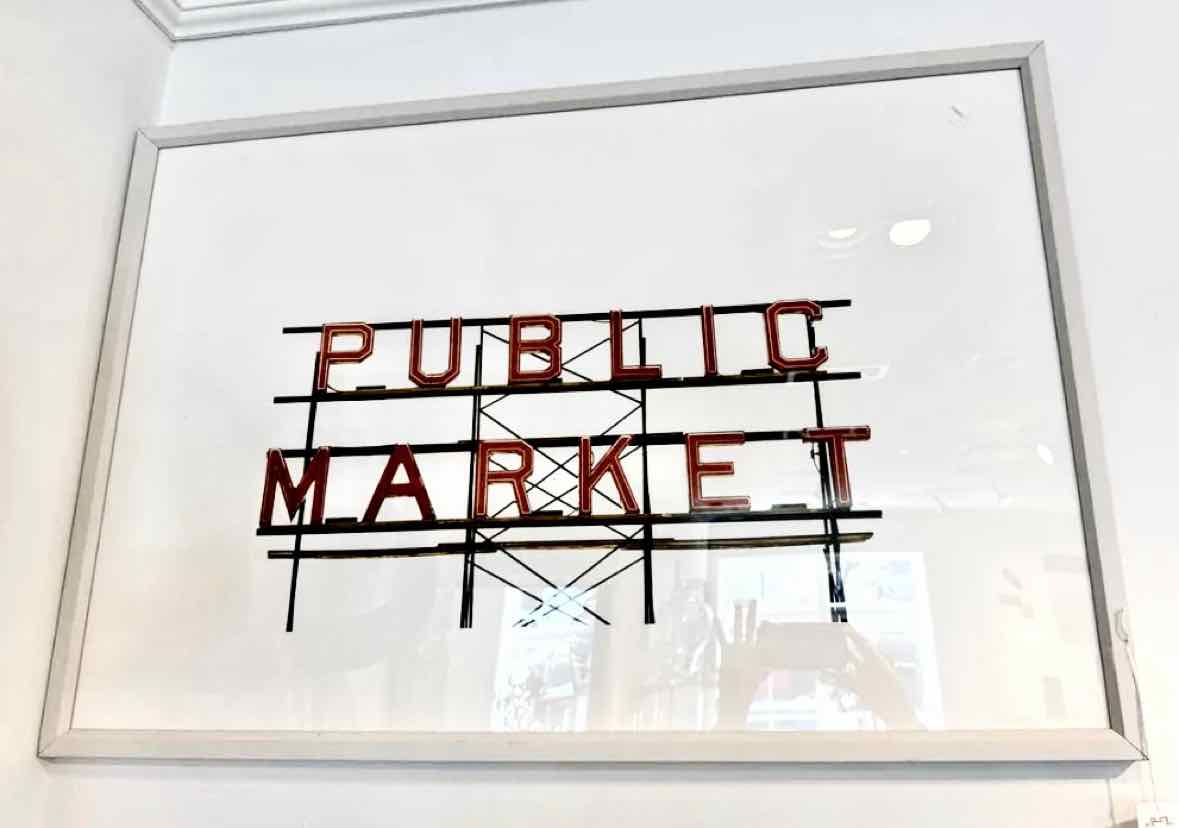 Market Place Art Print 37.5"W x 25.5"H