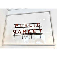 Market Place Art Print 37.5"W x 25.5"H