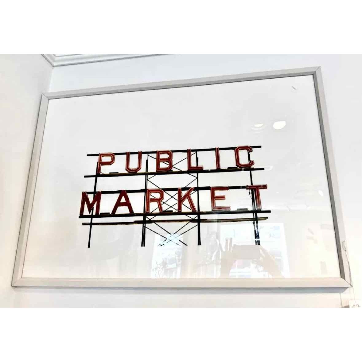 Market Place Art Print 37.5"W x 25.5"H