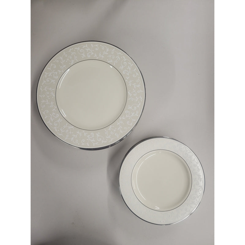 Set of Lenox Pearl Innocence Fine Bone China Plates