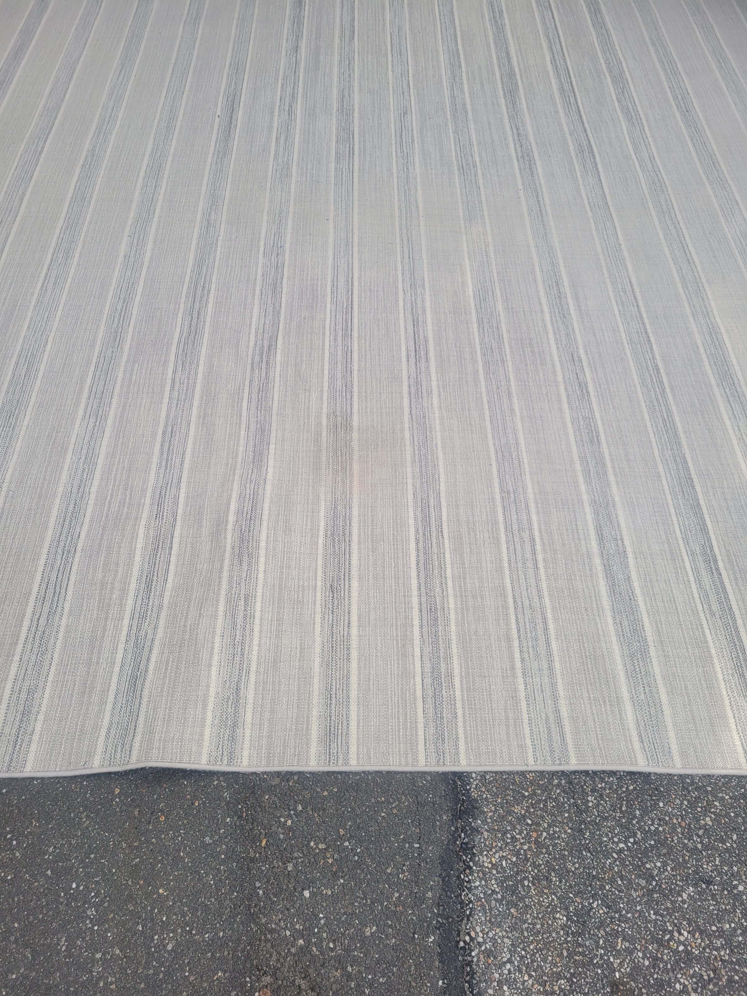 14' x 17' Gray Striated Rug by Stark (AS IS)