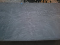 14.5' Concrete Slab Dining Table w/ Metal Base (AS IS)