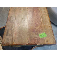 2-Drawer Reclaimed Oak Desk (AS IS)