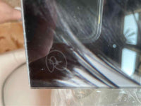 Black & White Hen Feathers Plexiglass Print