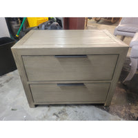 PAIR of 'Laguna' 2-Drawer Driftwood Side Tables by RH