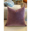 PAIR of Custom Purple Velvet Pillows