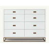 'Avalon' White Wood 8-Drawer Dresser by RH - AS IS