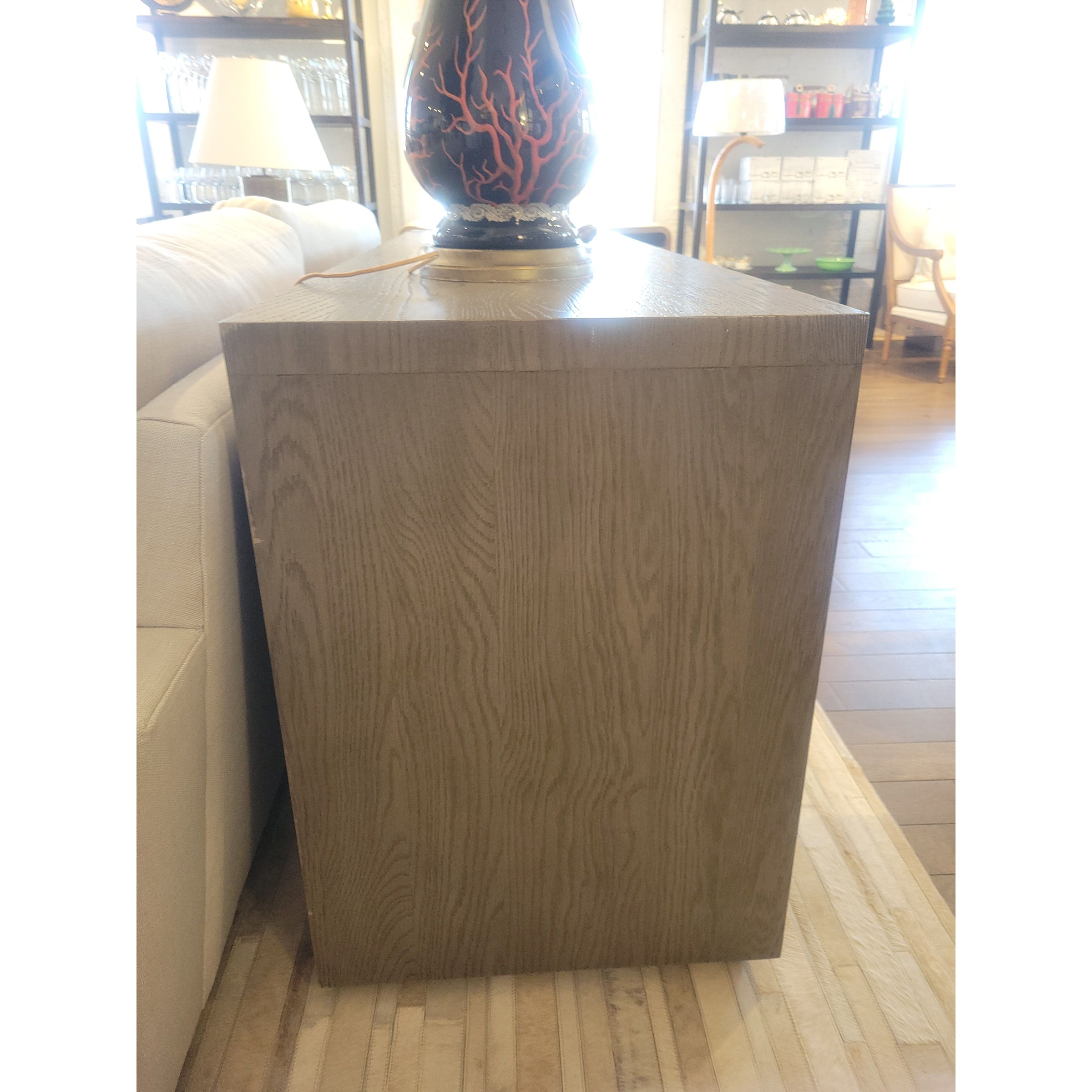 Bezier 9-Drawer Graywash Oak Dresser by RH
