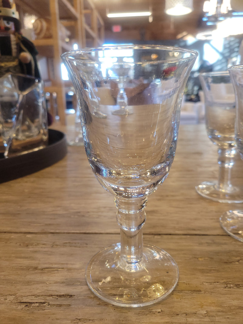 Set of 6 Wine Glasses Attrib. to Vietri Italy