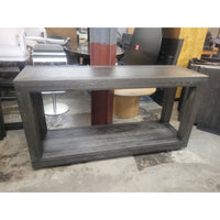 'Ridgeline' Black Wood Console Table by RH