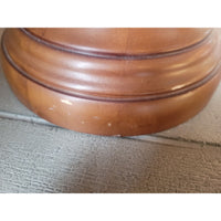 SET of 3 Brown Pillar Candle Holders