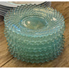 SET of 8 English Hobnail Glass Plates by Westmoreland