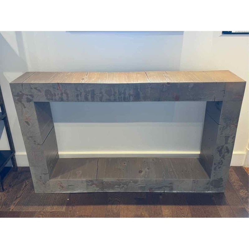 Custom Distressed Oak Console