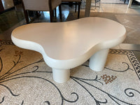 White Freeform Coffee Table