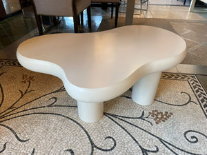White Freeform Coffee Table