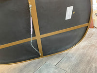 Brass Edge Freeform Wall Mirror