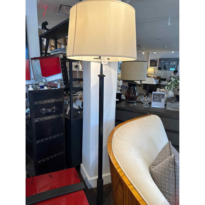 Tiburon Bronze Floor Lamp w/ Shade by Profiles - colletteconsignment.com