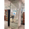 Tall Mirrored Panel w/ Metal Nailheads