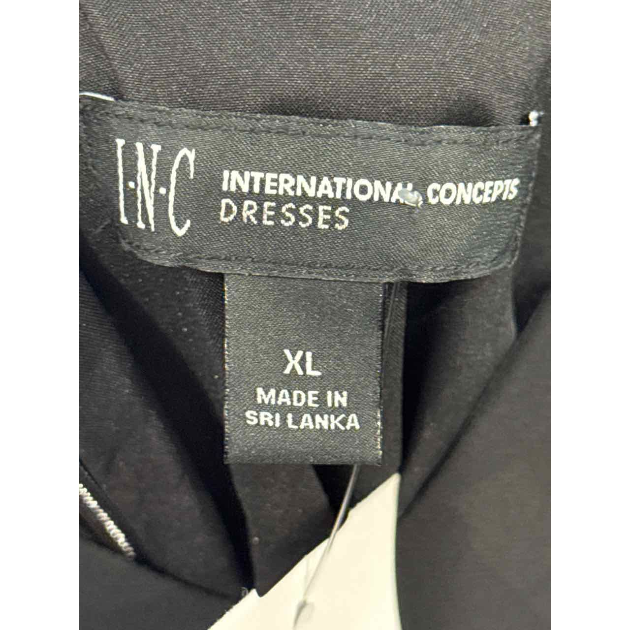 INC Size XL Black Dress - colletteconsignment.com