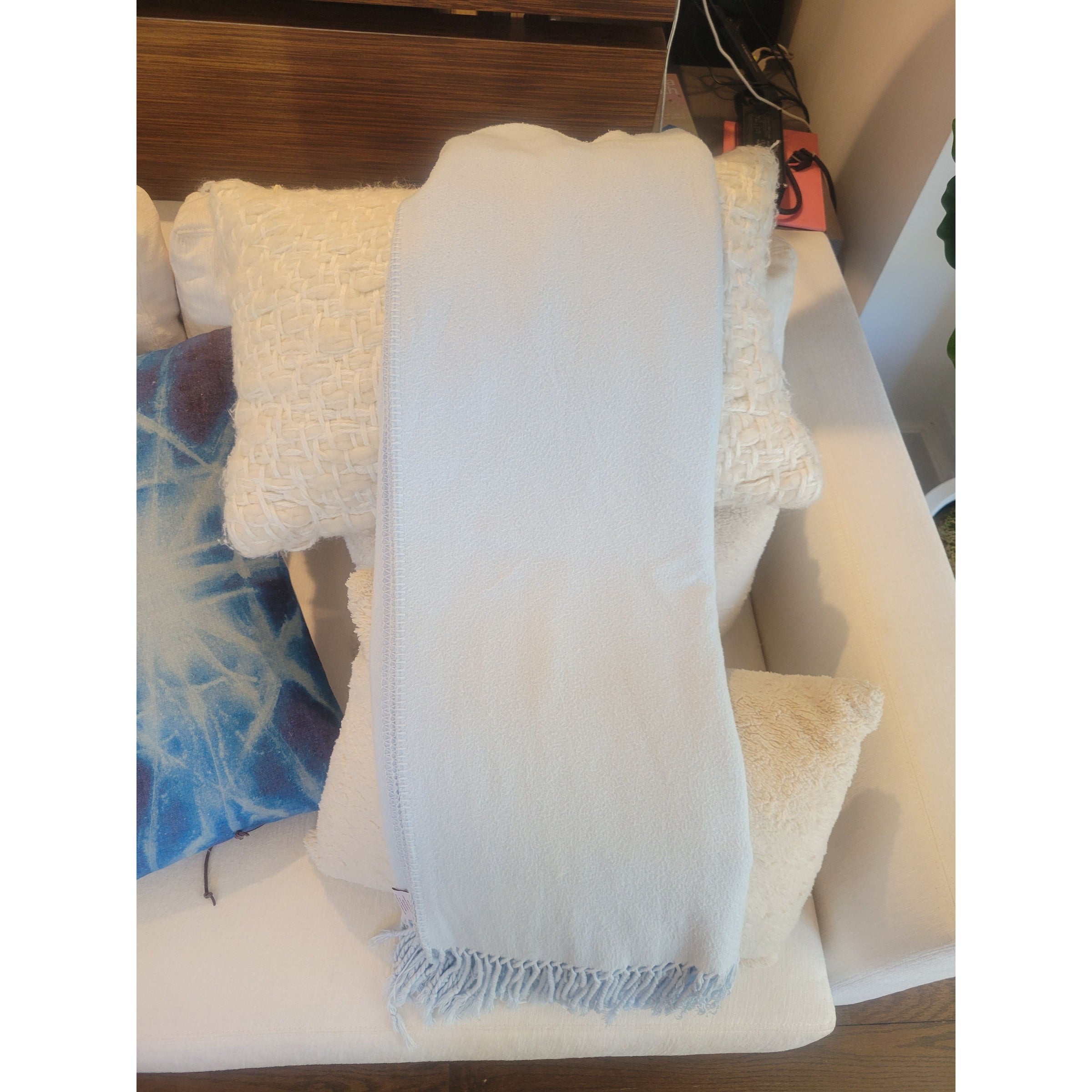 Powder Blue Throw