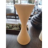 Short White 'Muguet' Vase by Lemieux et Cie for GB