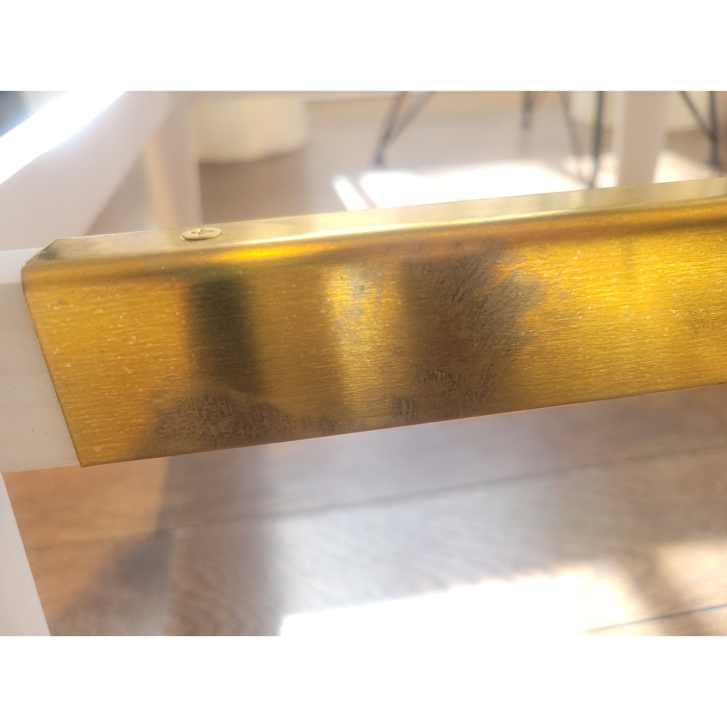 SET of 4 Custom 'Beccacino' Leather Counter Stools by Tailored Home - colletteconsignment.com