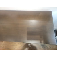 6-Drawer Walnut Dresser w/ Brassed Metal Pulls