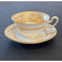 Set 13 pcs,  Seven & Six Cups, Wedgewood Florentine Gold