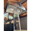 Chrome & Lucite Demilune Floor Lamp by George Kovacs - AS IS