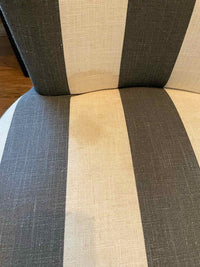 SET of 4 Striped Dining Chairs w/ Nailheads by Safavieh (AS IS)