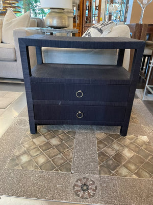 Grasscloth Night Stand
