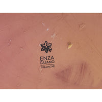 XL Maroon Glazed Ceramic Jug by Enza Fasano Italy