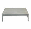 Infinity Aluminum Coffee Table in Warm Gray